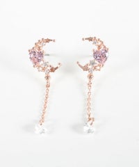 ルナハートチェーンピアス【Stella Aura】