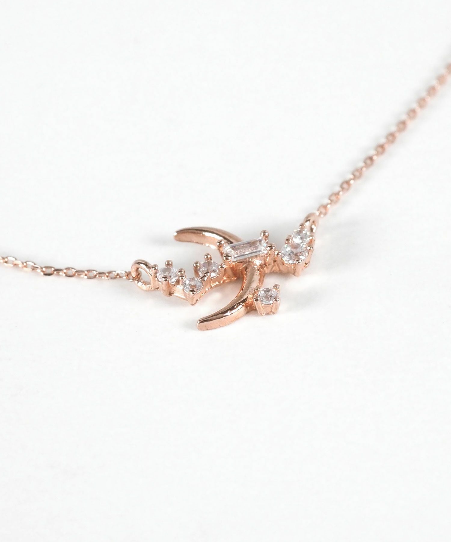 キュービックムーンネックレス【Stella Aura】