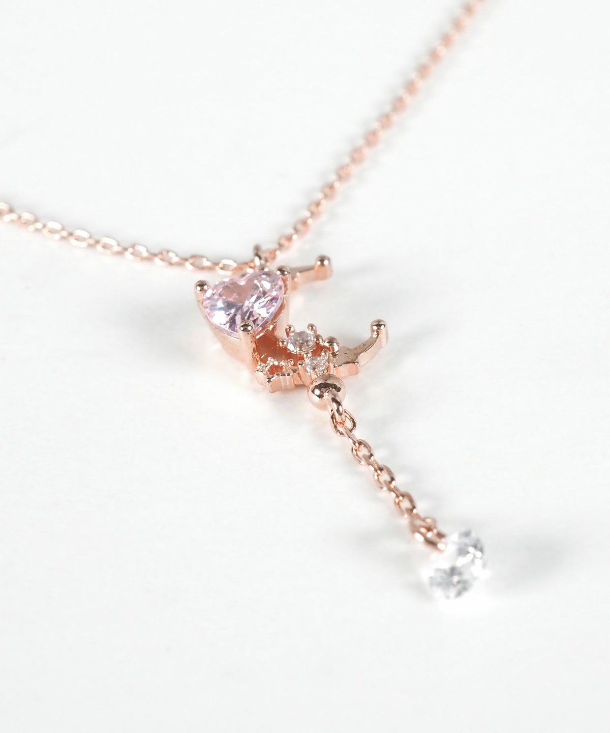 ルナハートチェーンネックレス【Stella Aura】