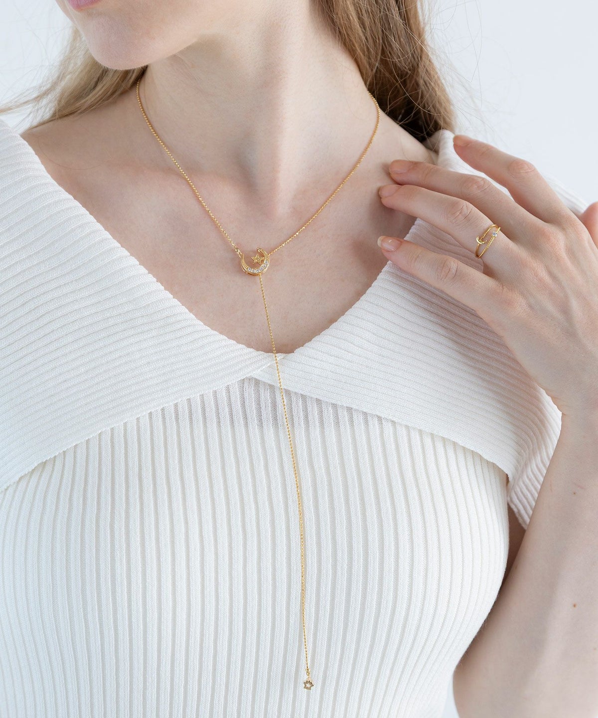 ルナキュービックリング【Stella Aura】