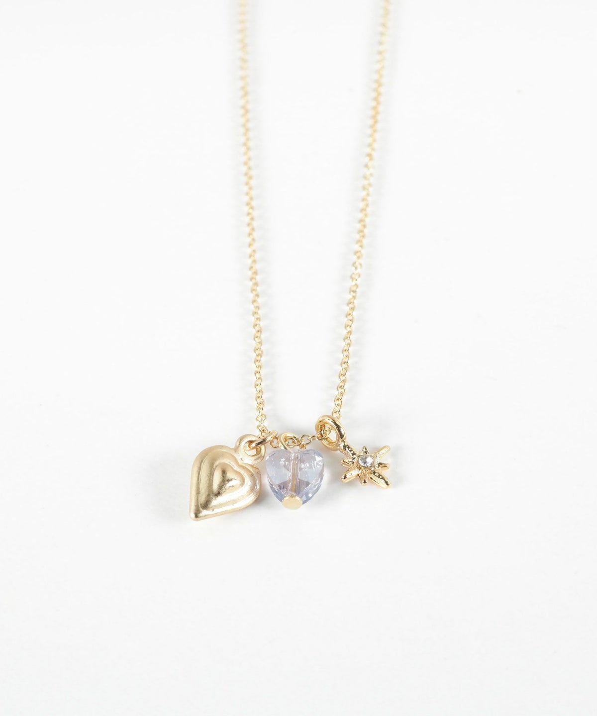 ダブルハートステラネックレス【Stella Aura】