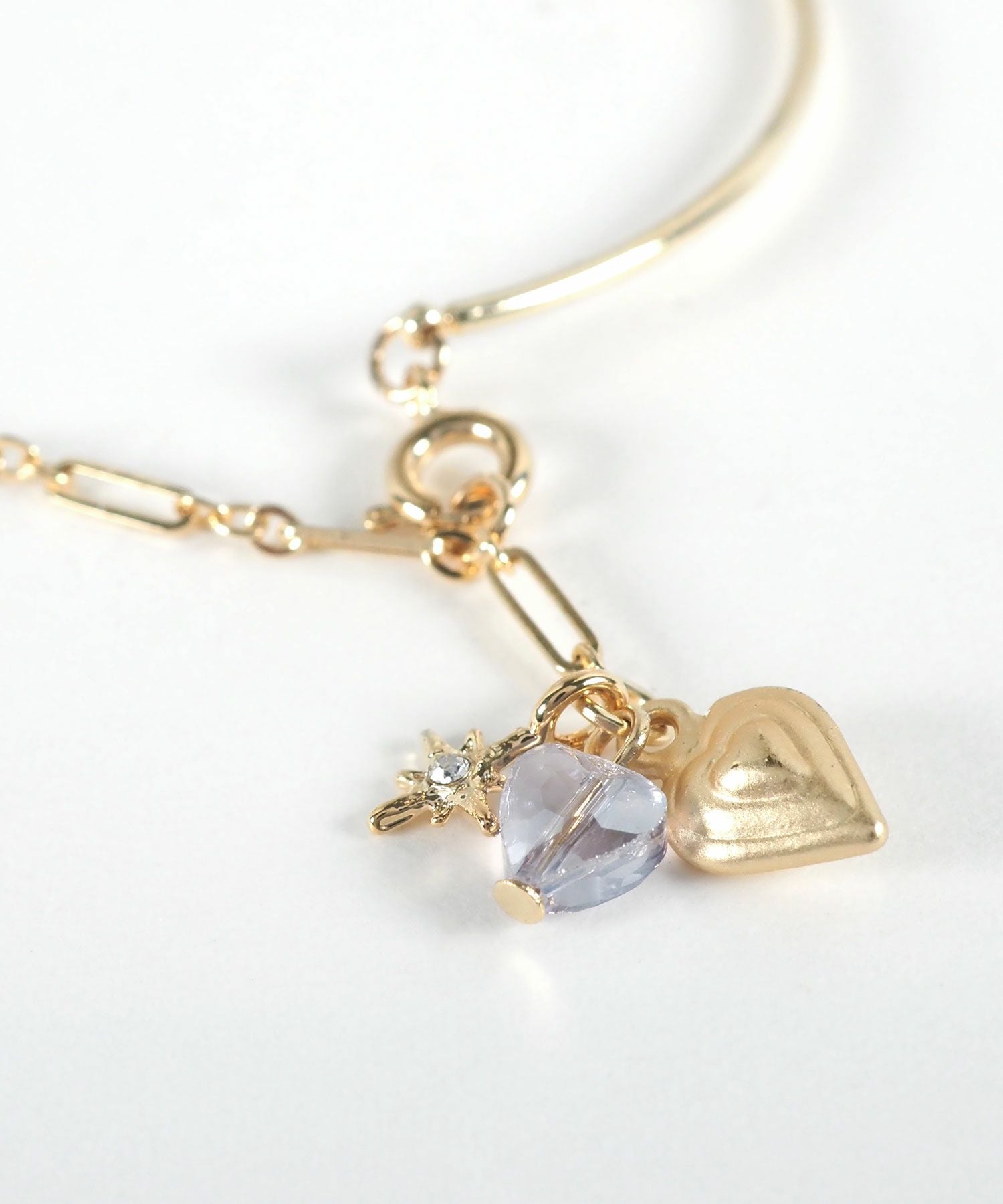 ダブルハートステラブレスレット【Stella Aura】