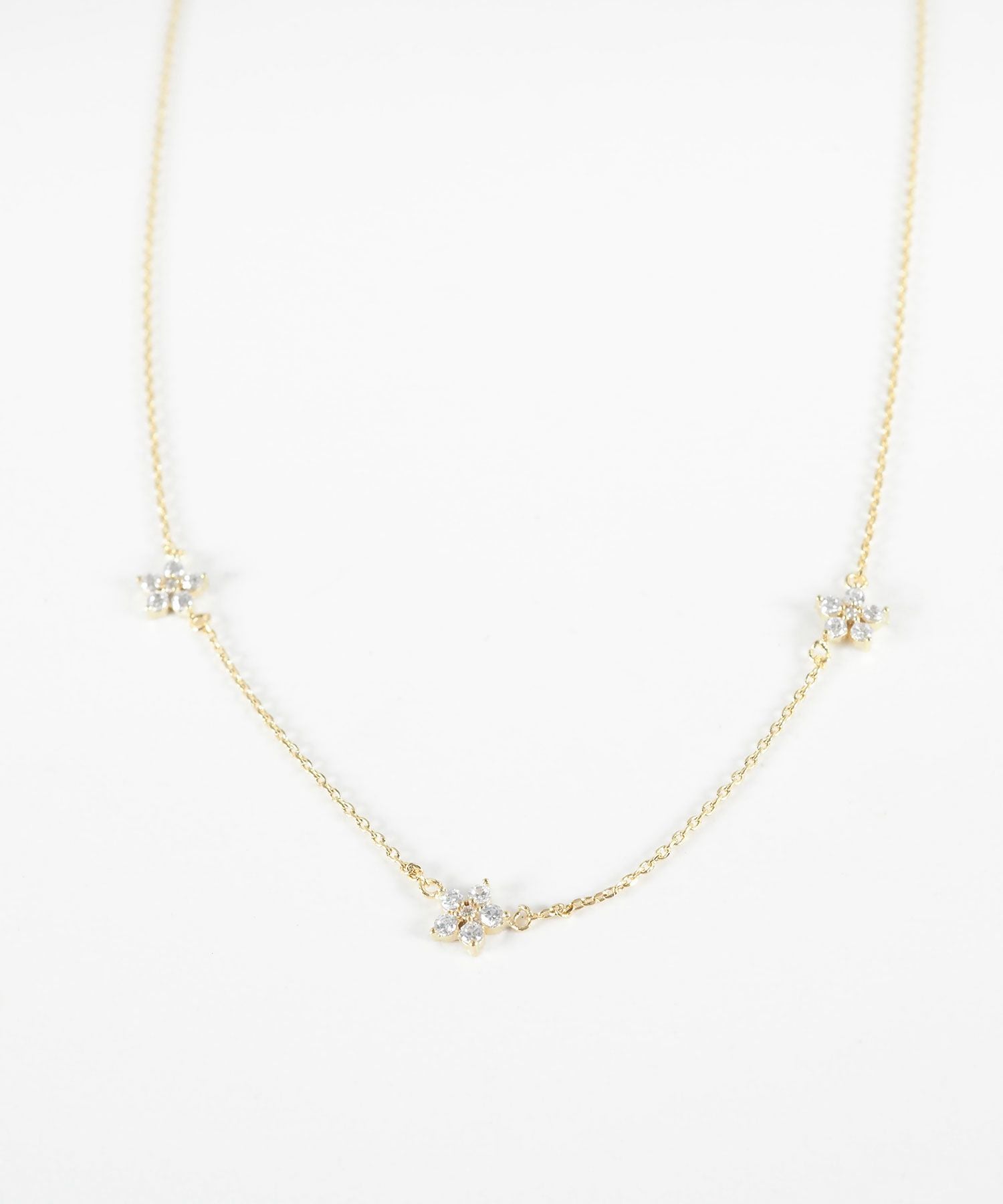 スターフラワーステーションネックレス【Stella Aura】