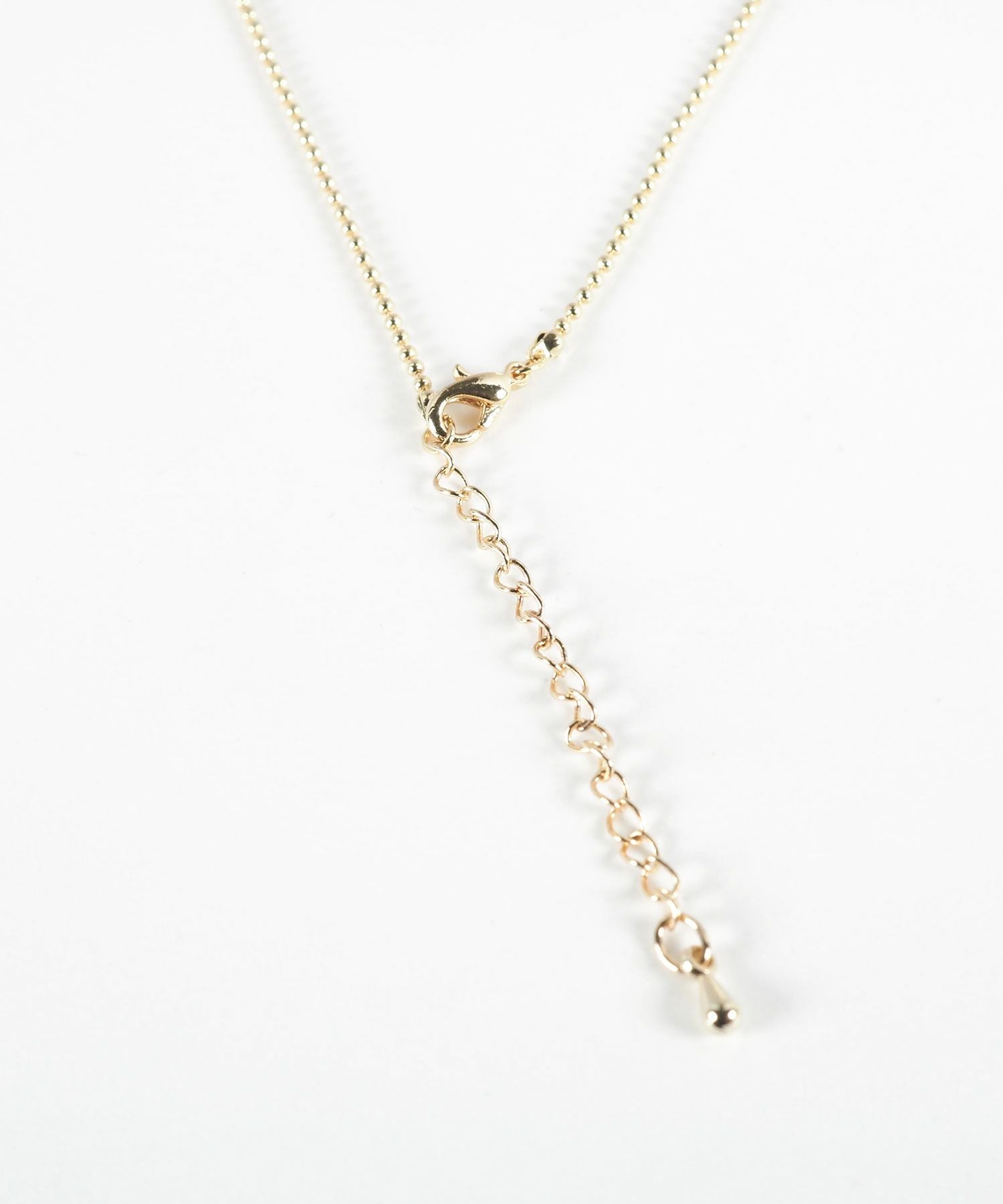 スタームーンボールチェーンY字ネックレス【Stella Aura】