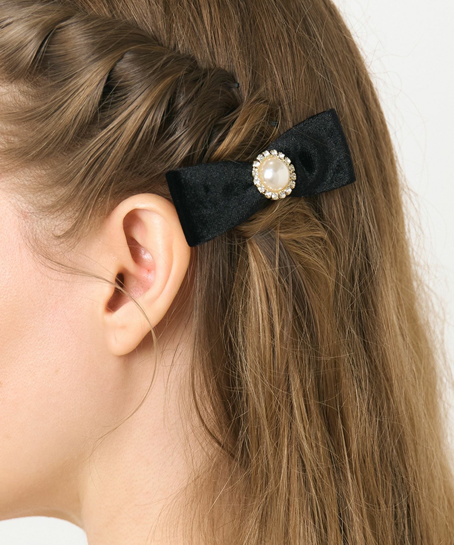 ビジューベロアリボンヘアクリップ | 【公式】MUK ONLINE SHOP｜人気