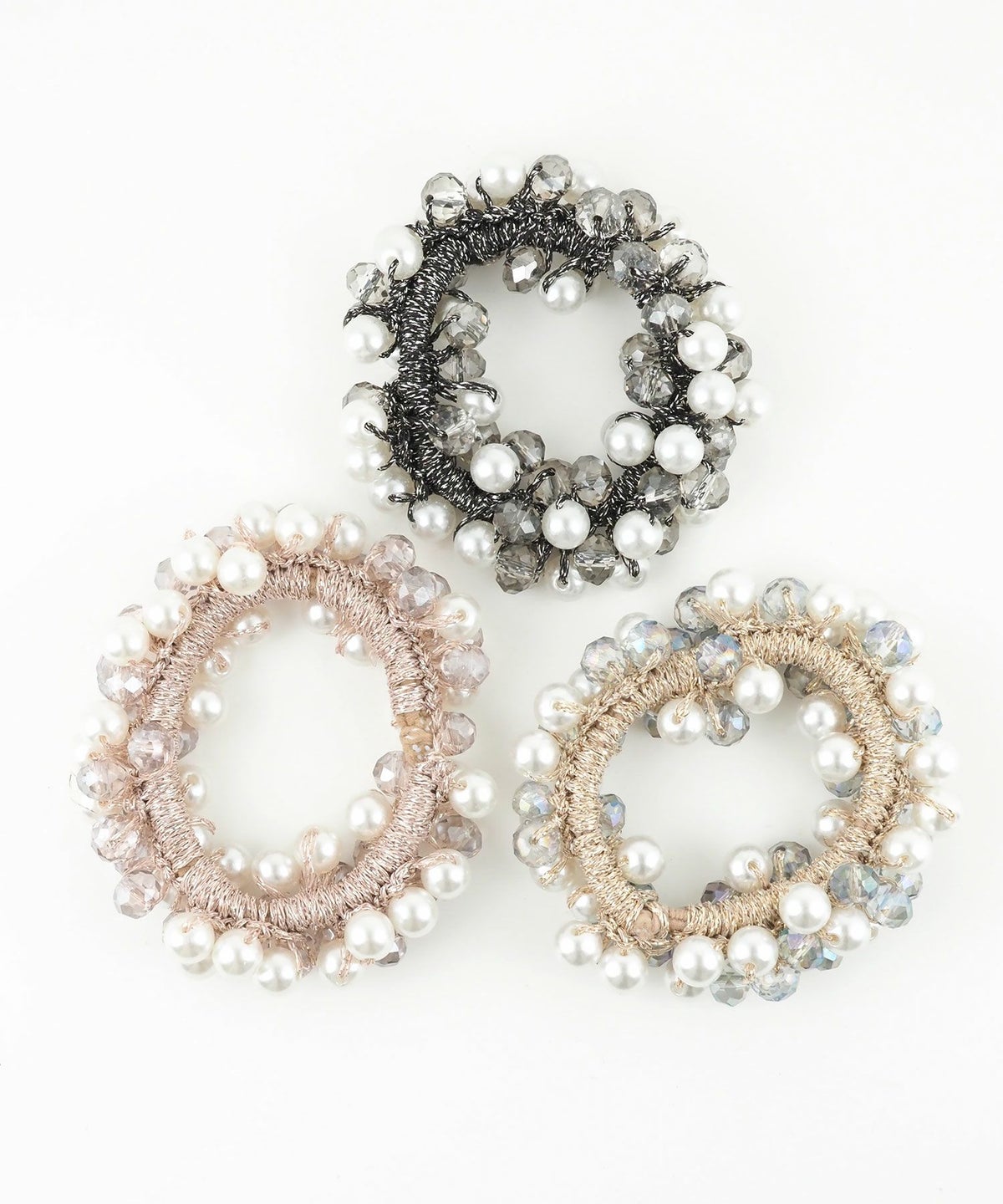 パールビーズじゃらポニー