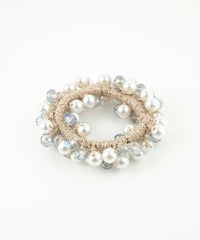 パールビーズじゃらポニー