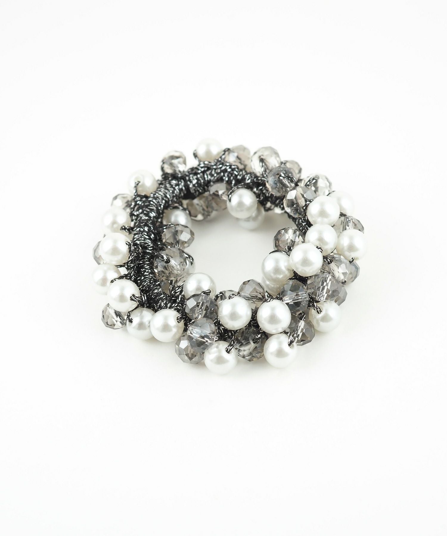 パールビーズじゃらポニー