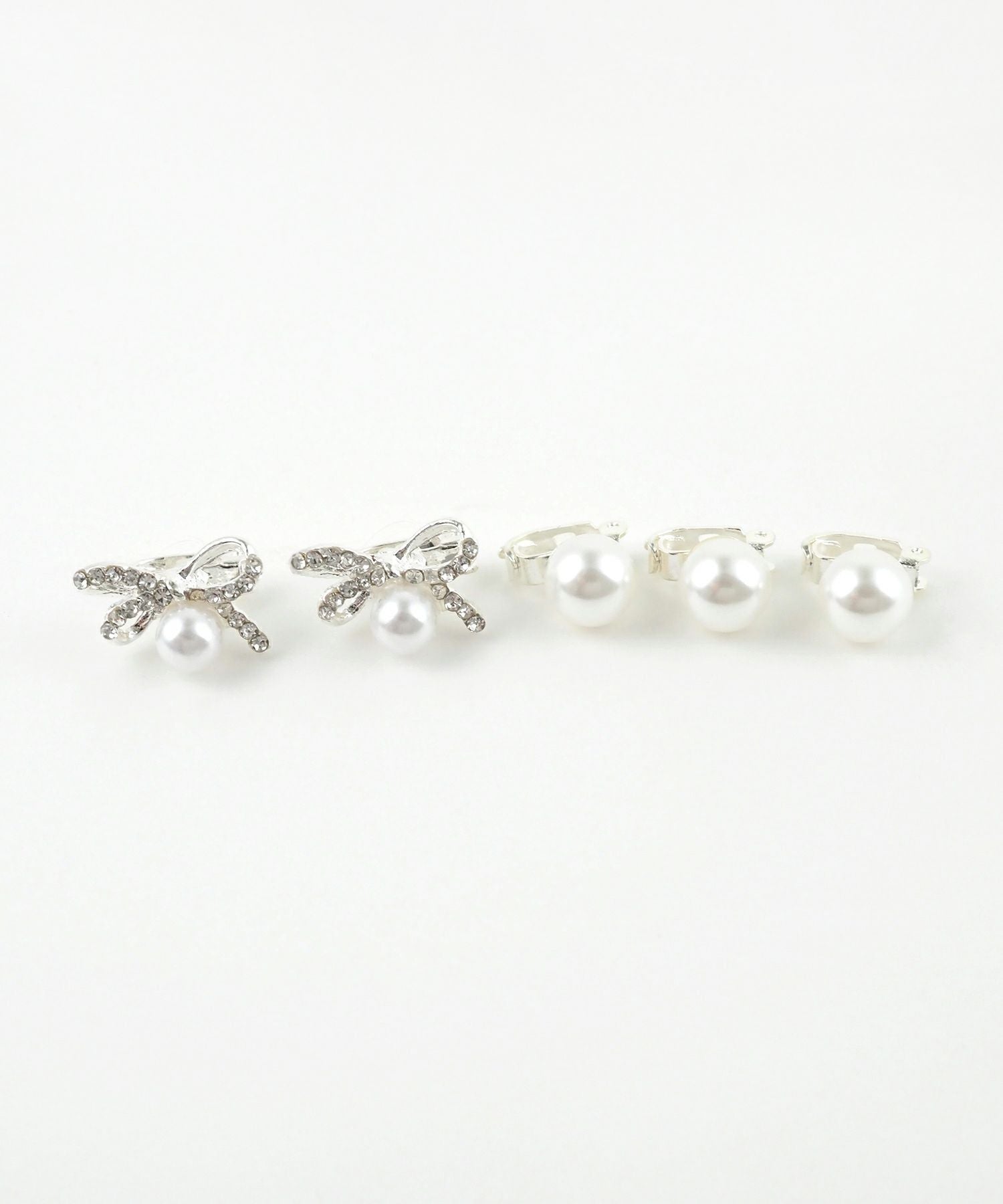 リボンパールヘアビジューセット