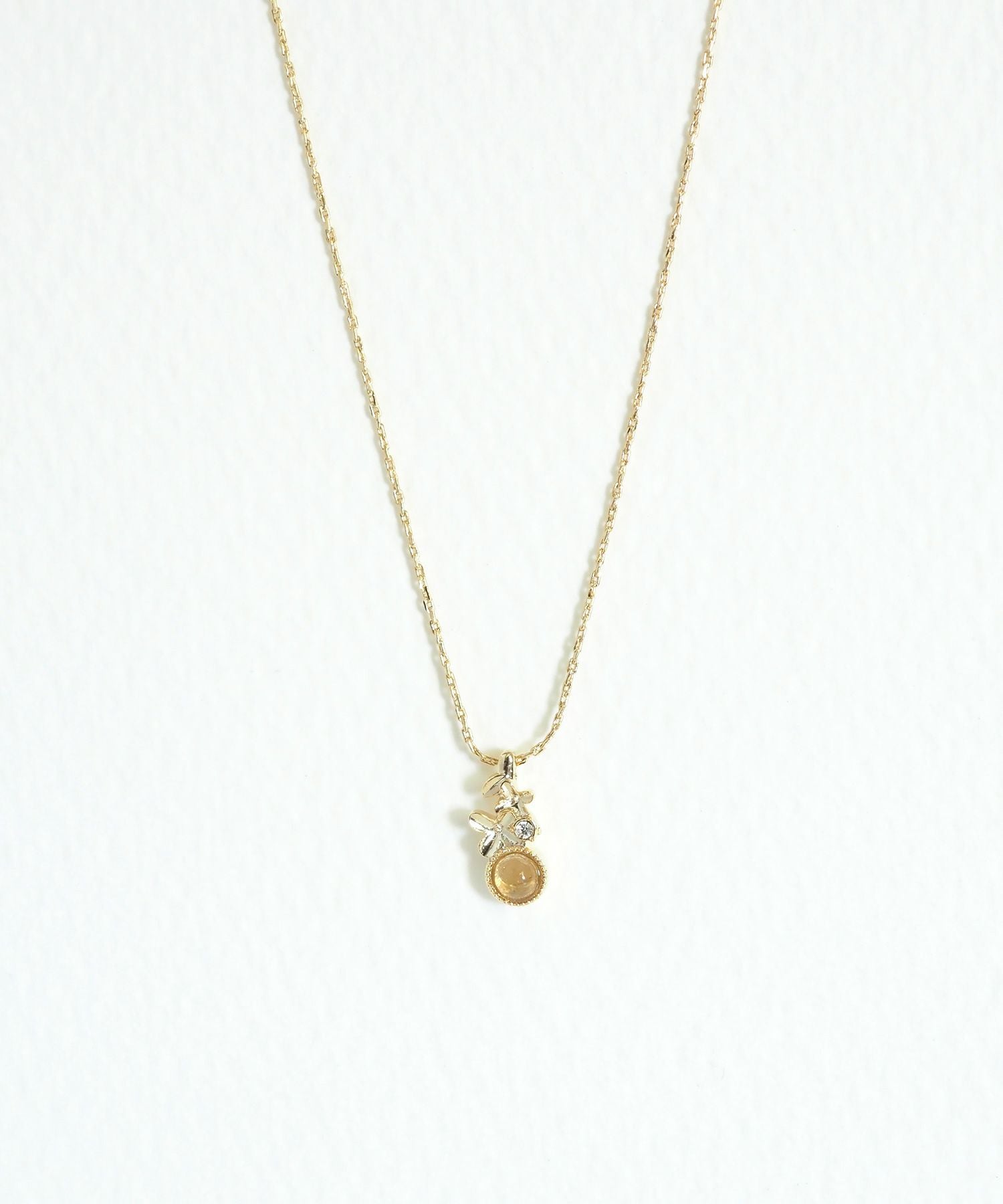 ナチュラルストーンキンモクセイネックレス【MUK Dreamy stone】