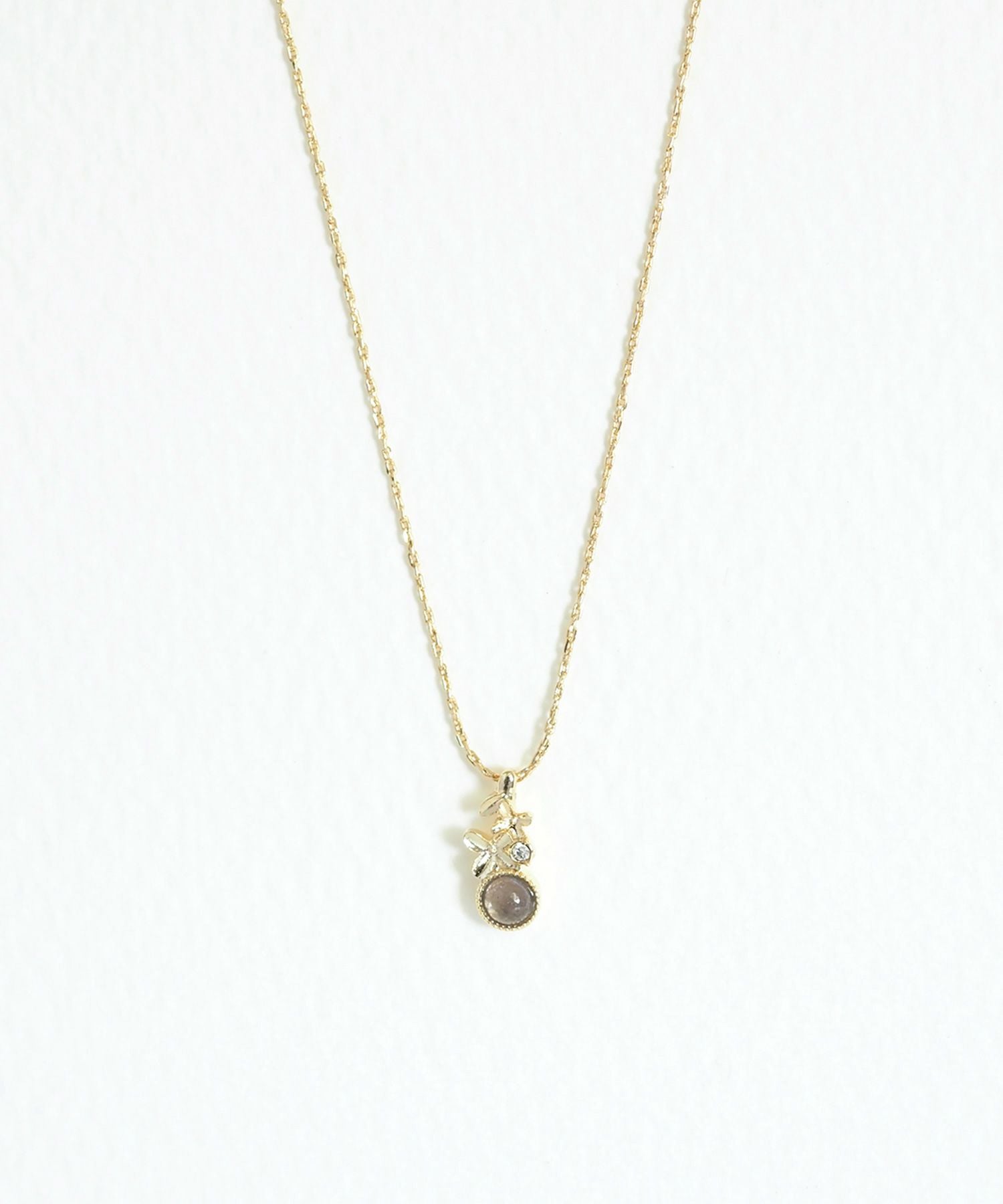 ナチュラルストーンキンモクセイネックレス【MUK Dreamy stone】