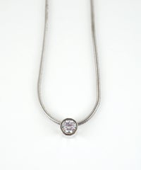 ジルコニアポイントスネークネックレス