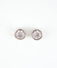 ジルコニアポイントプレーンチタンポストピアス