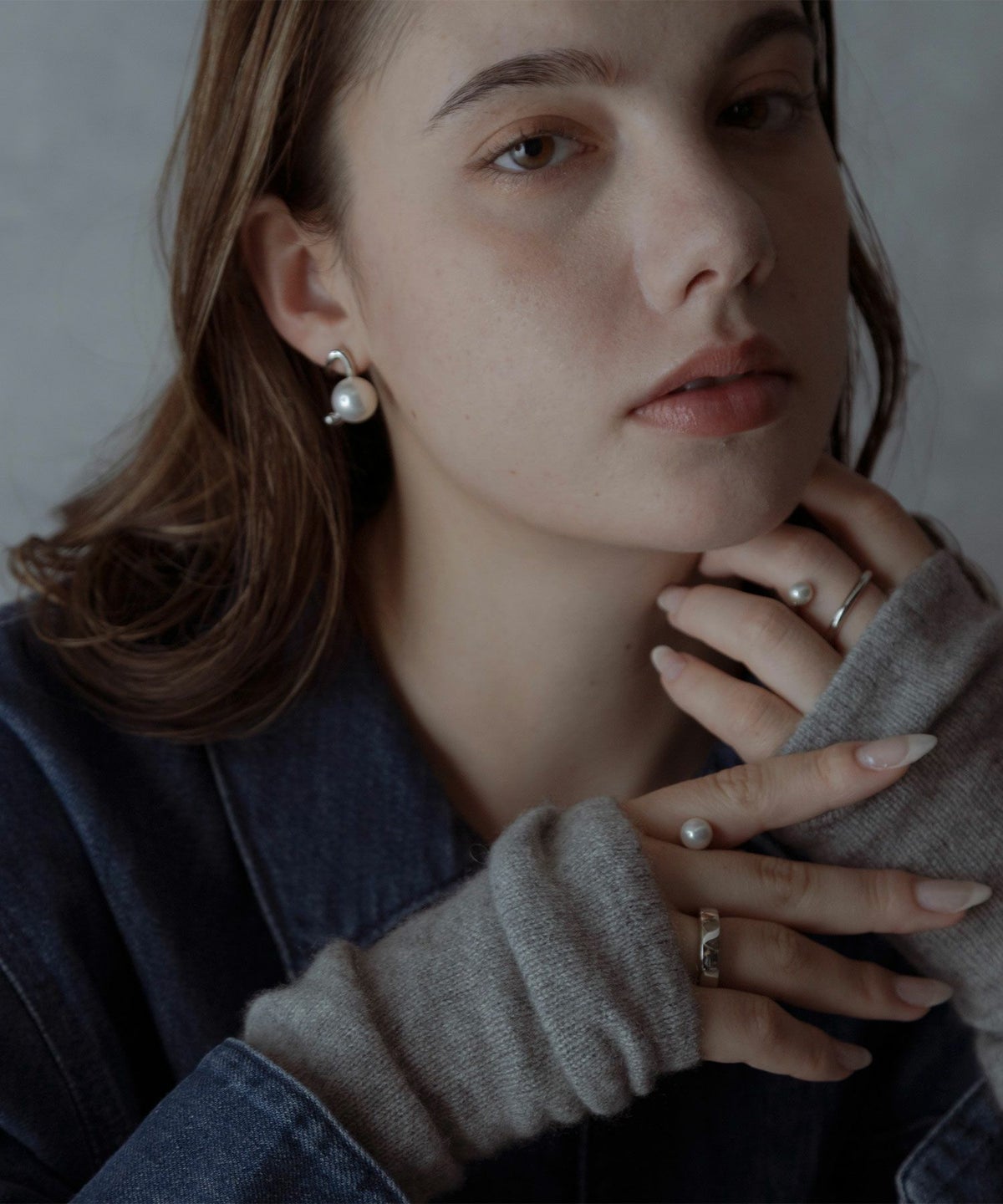 ポリッシュパールニュアンスピアス