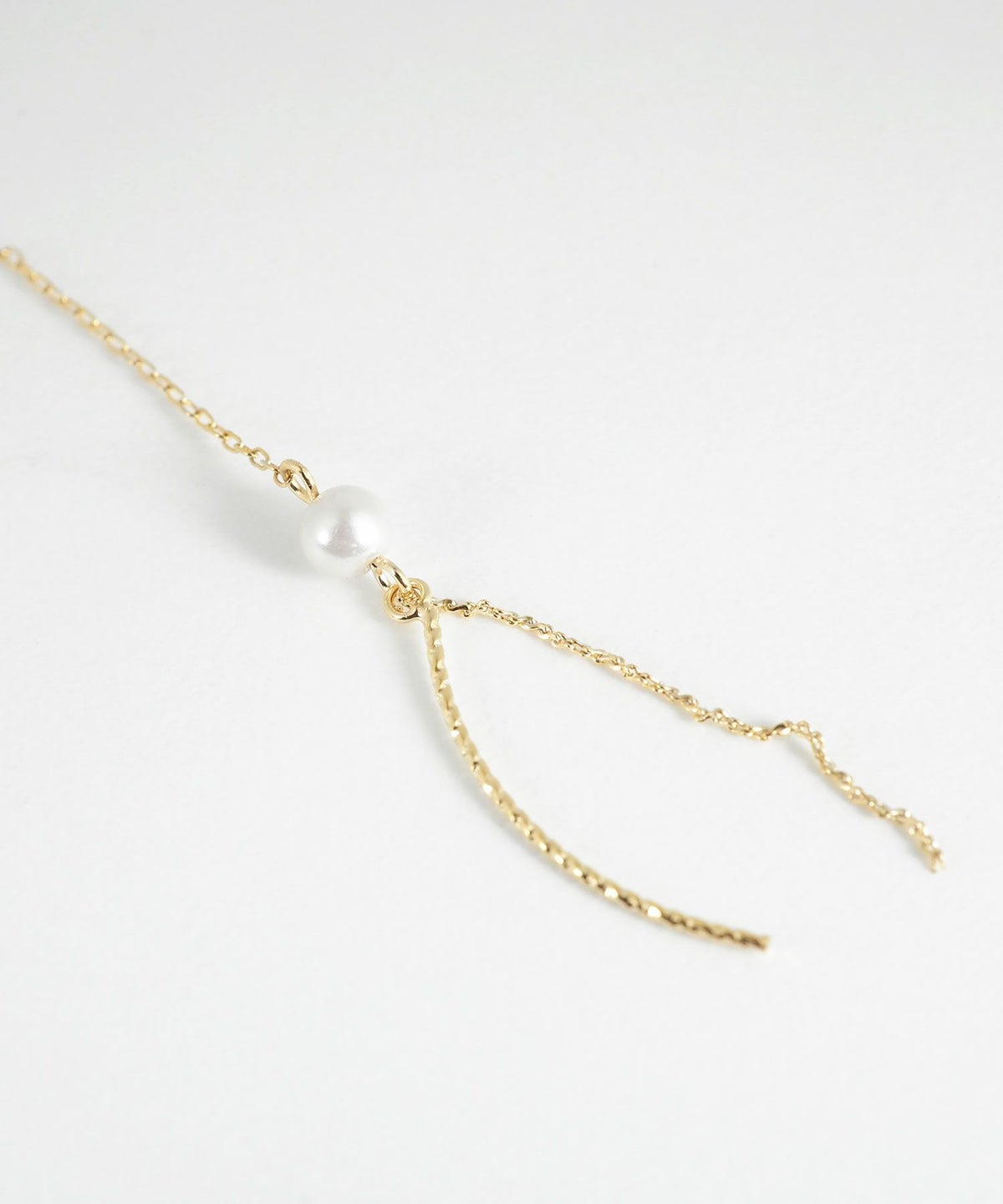 シャイニーラインパールアメリカンピアス