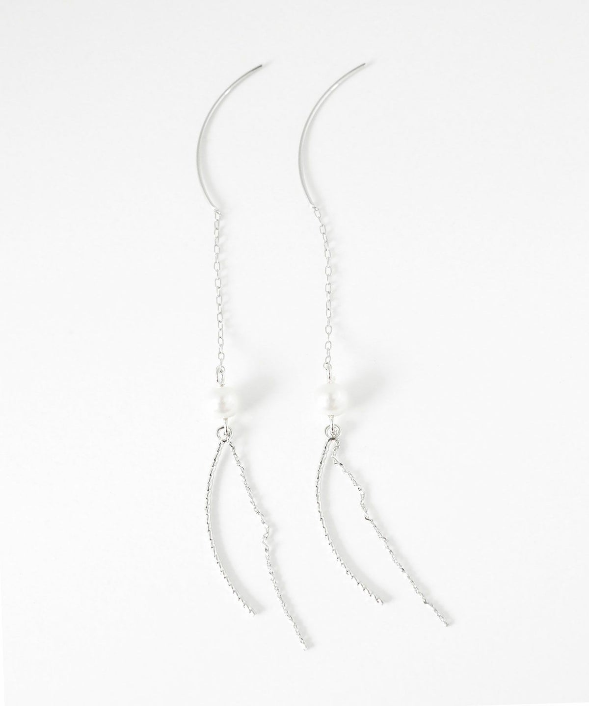 シャイニーラインパールアメリカンピアス