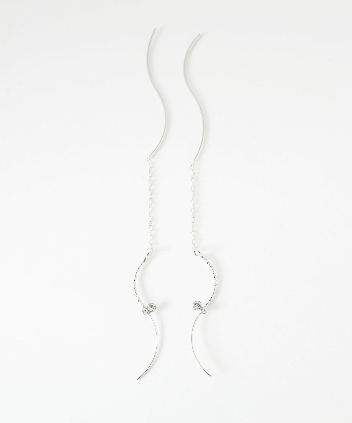 ビジューウェーブラインアメリカンピアス