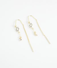 フラワービジューアメリカンピアス