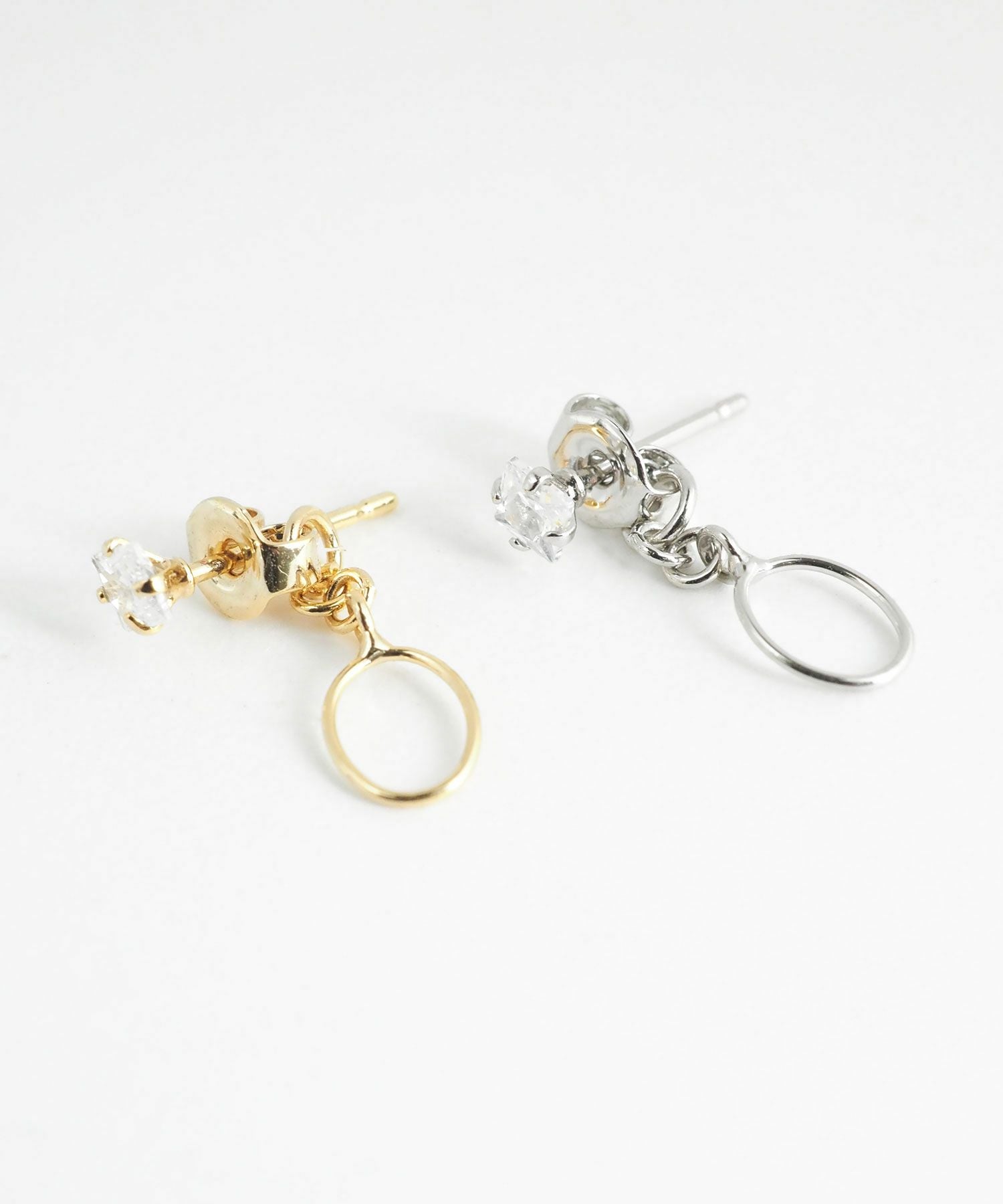 スクエアストーンバックキャッチピアス | 【公式】MUK ONLINE SHOP