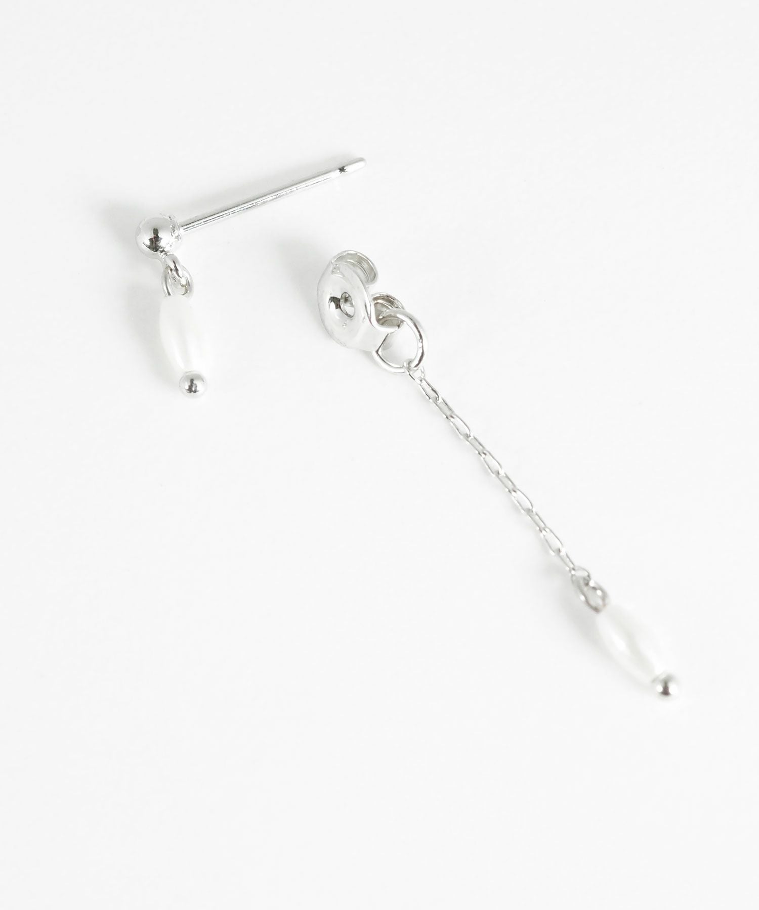 ドロップパールバックキャッチピアス