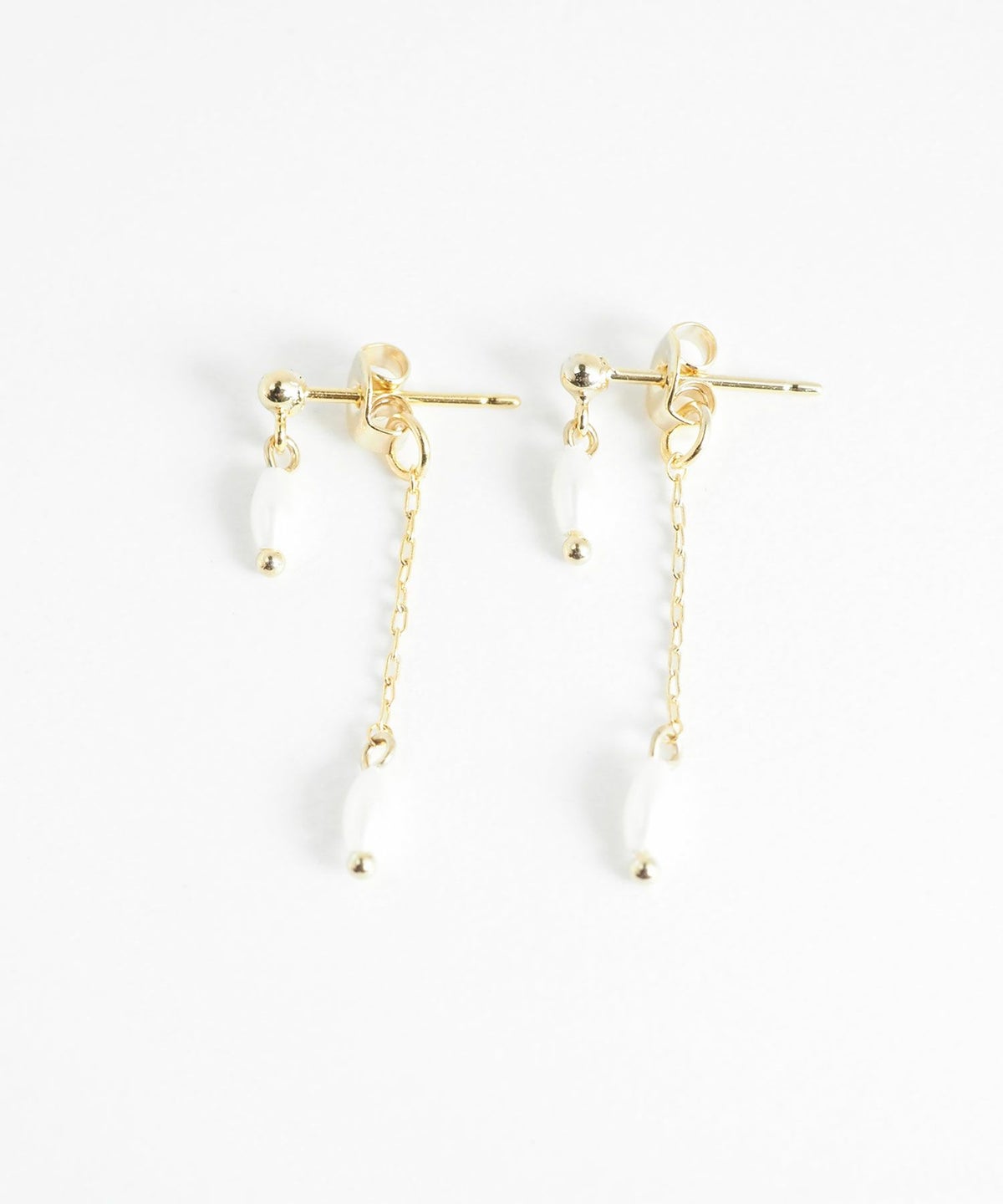 ドロップパールバックキャッチピアス