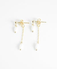 ドロップパールバックキャッチピアス