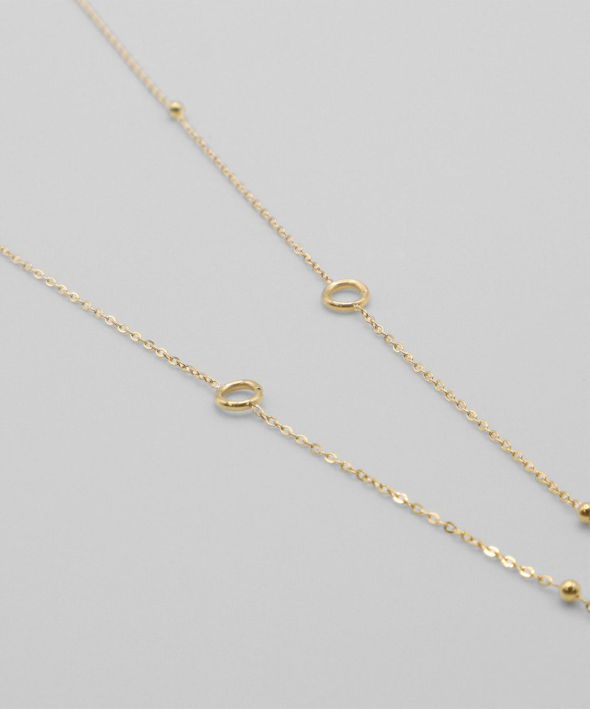 ステーションチェーンY字サージカルステンレスネックレス