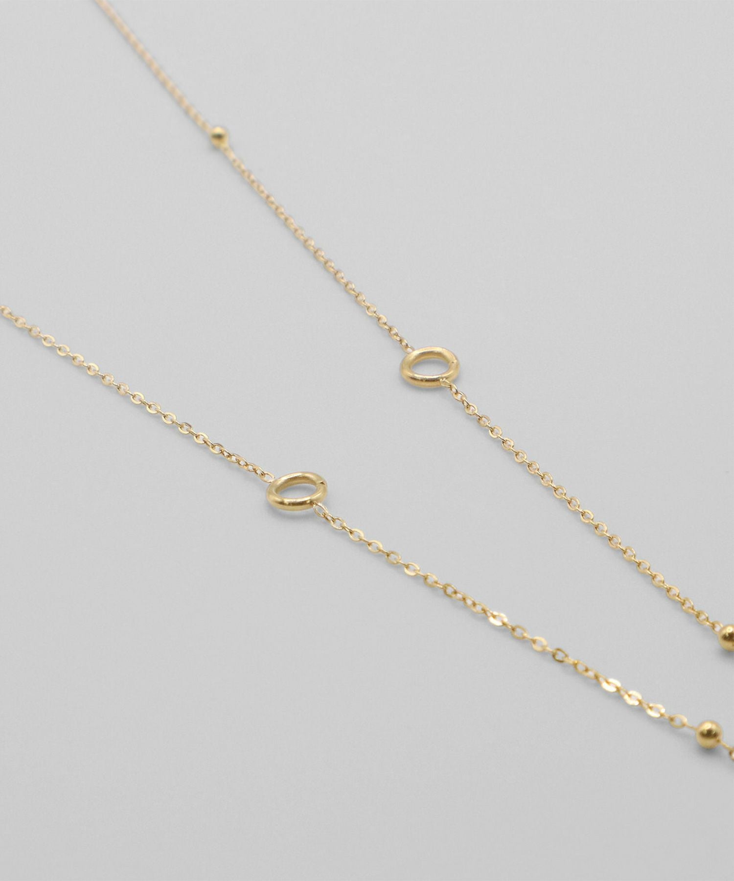 ステーションチェーンY字サージカルステンレスネックレス