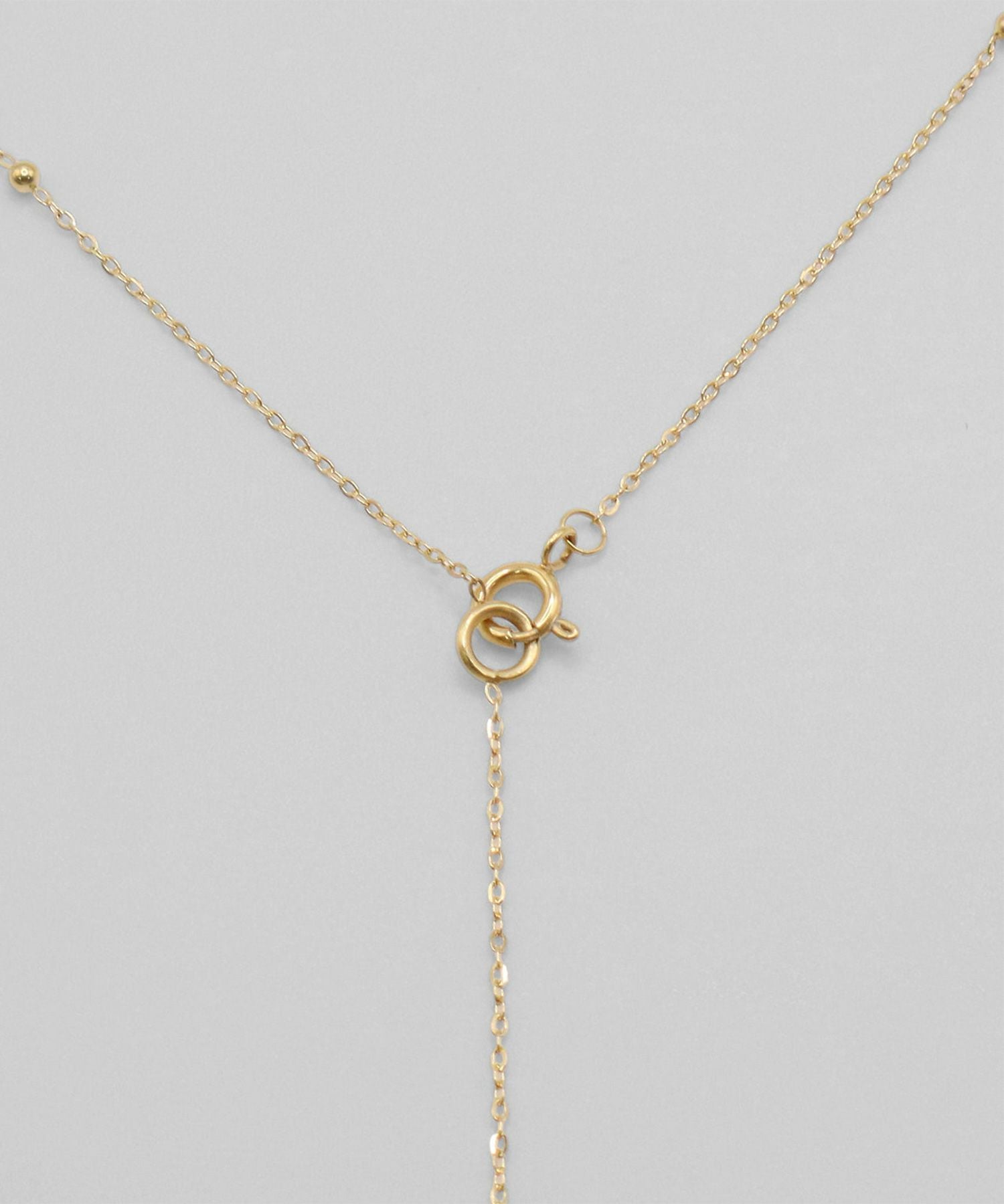 ステーションチェーンY字サージカルステンレスネックレス