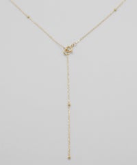 ステーションチェーンY字サージカルステンレスネックレス