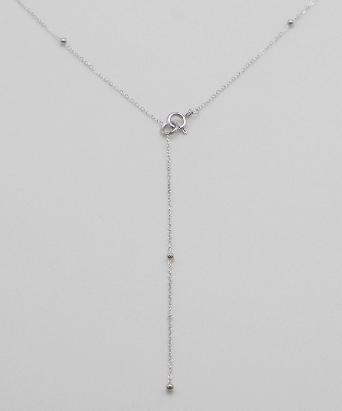 ステーションチェーンY字サージカルステンレスネックレス