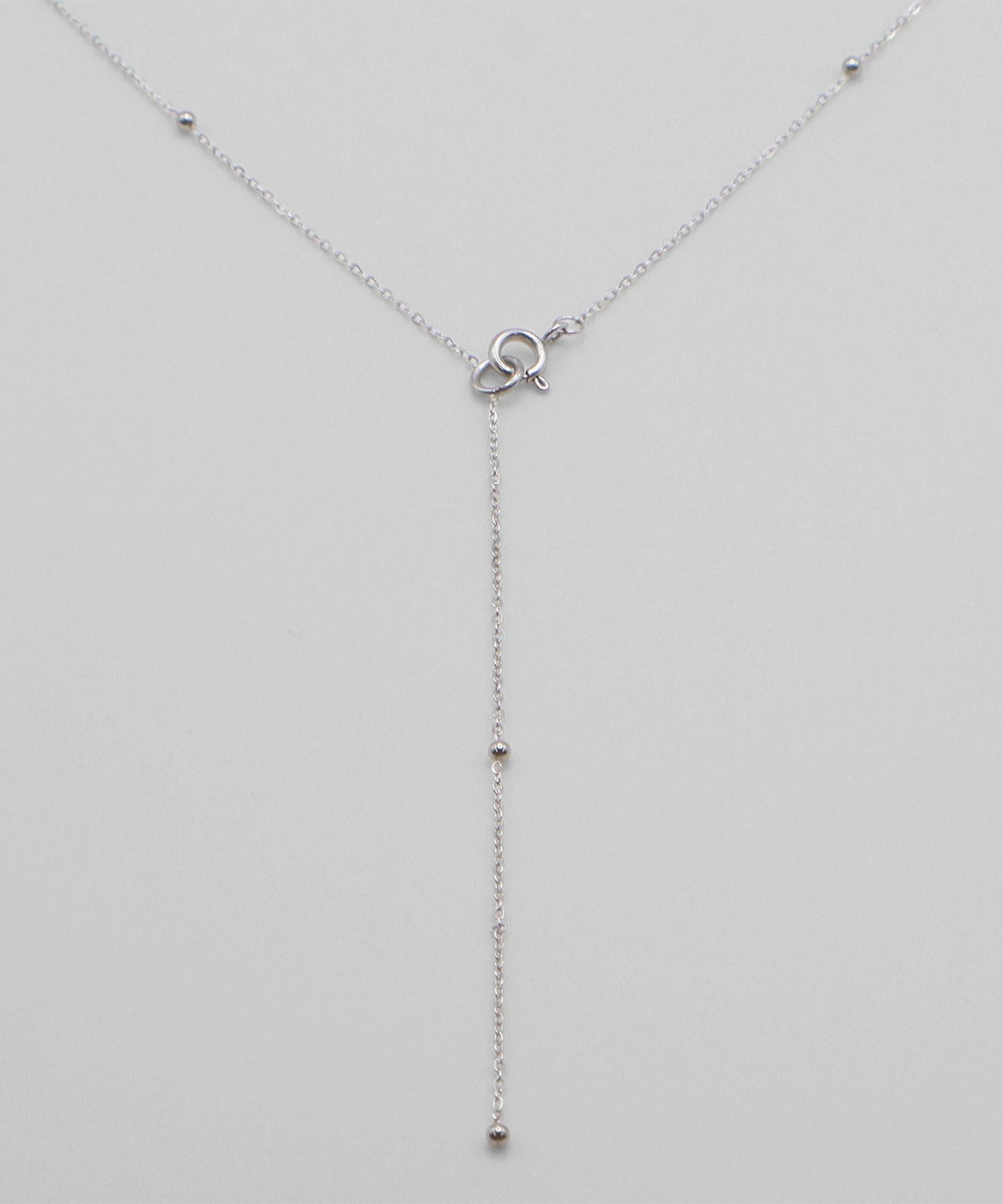 ステーションチェーンY字サージカルステンレスネックレス