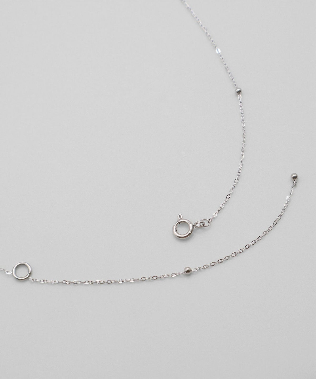 ステーションチェーンY字サージカルステンレスネックレス