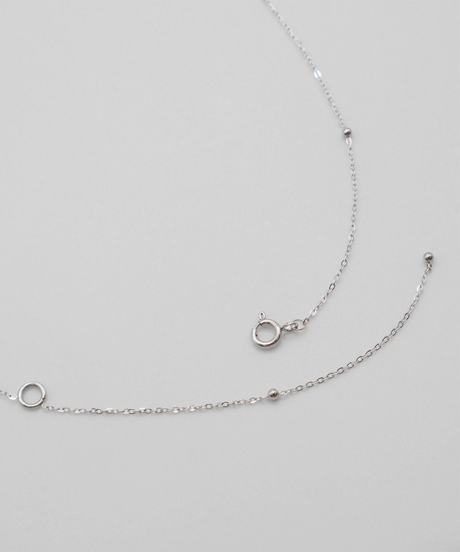 ステーションチェーンY字サージカルステンレスネックレス