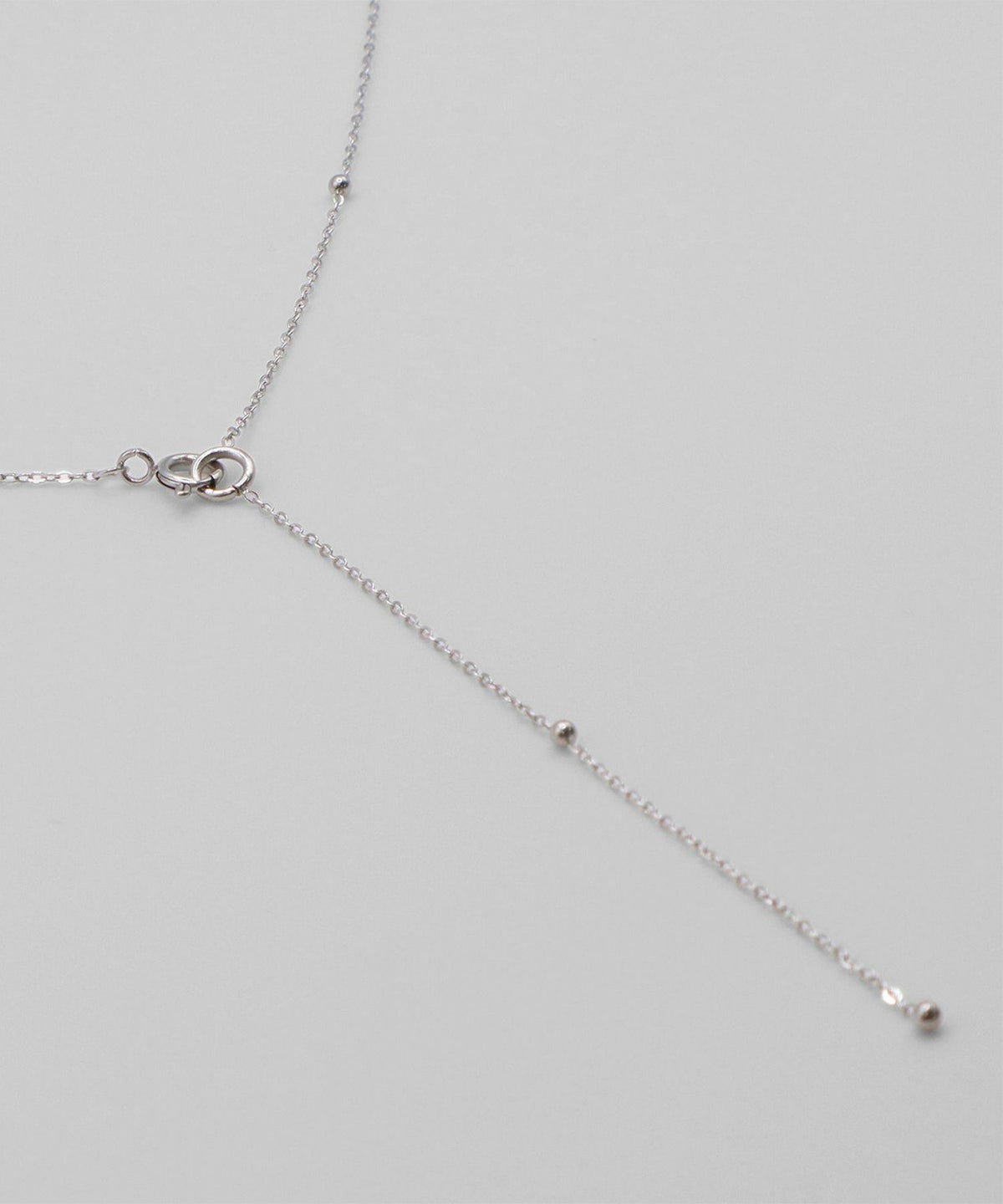 ステーションチェーンY字サージカルステンレスネックレス