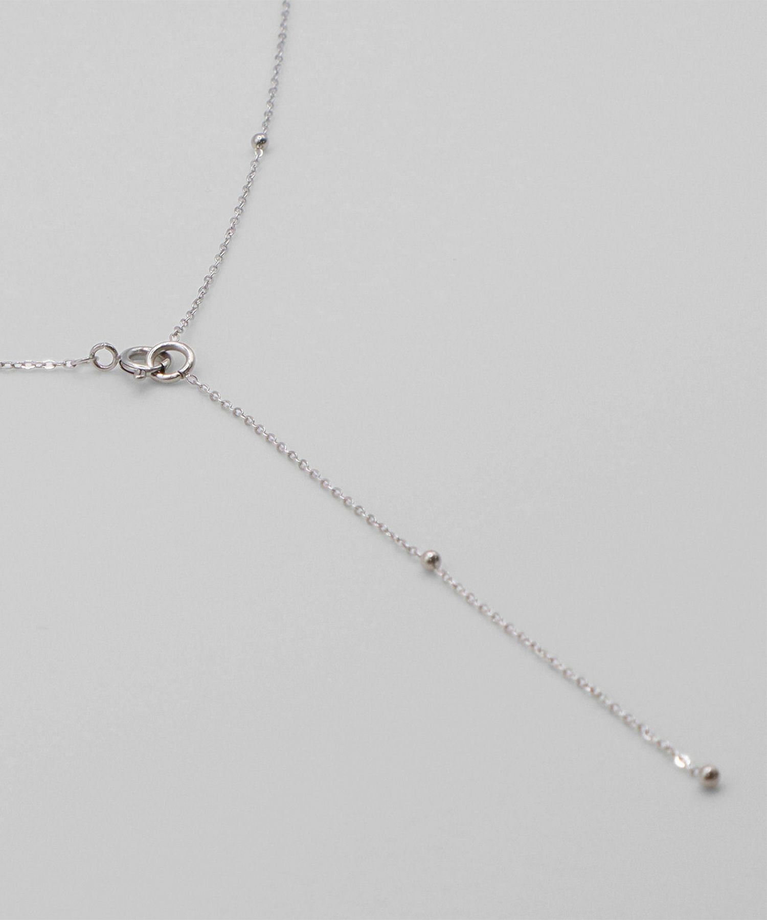 ステーションチェーンY字サージカルステンレスネックレス