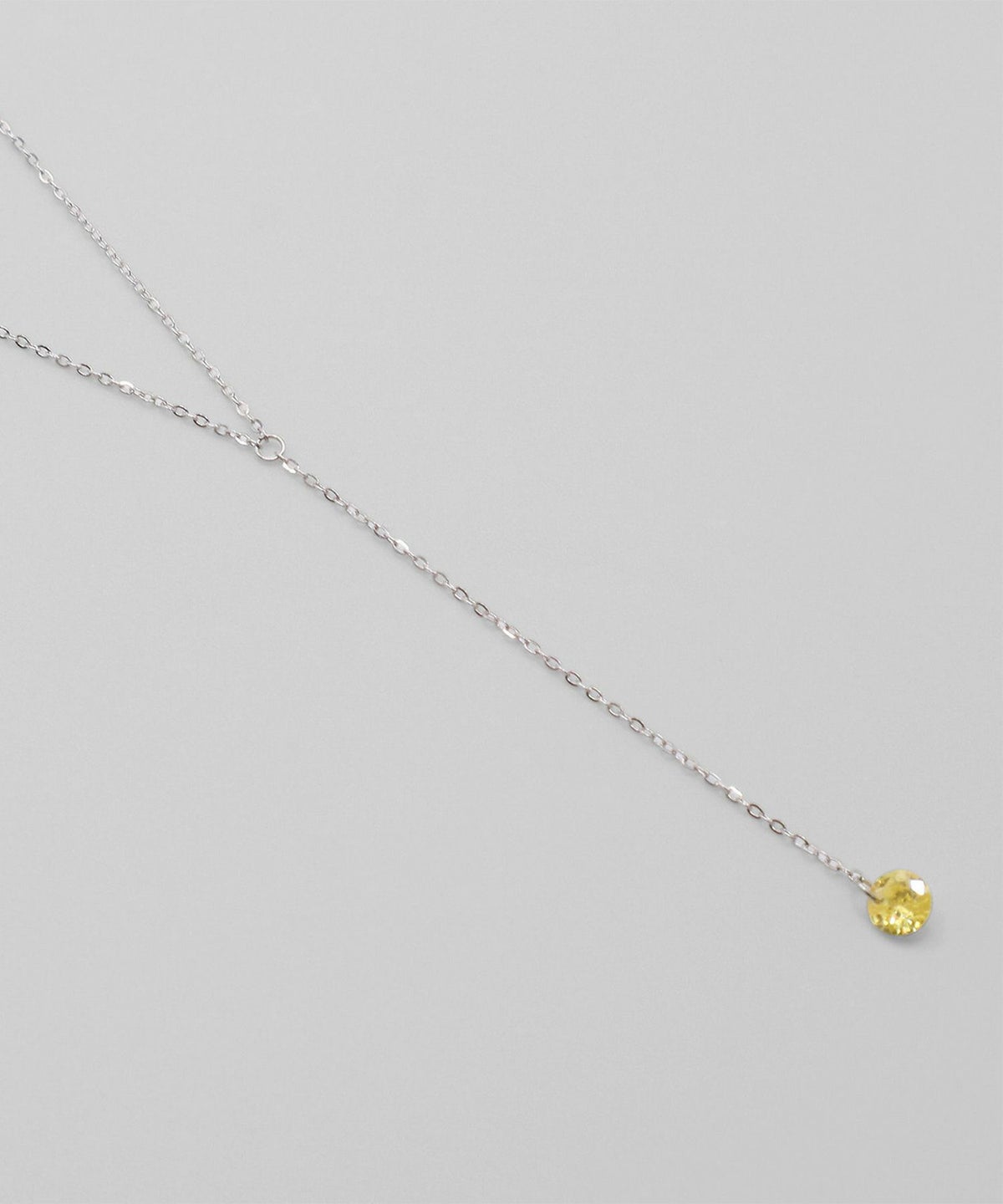 カラーストーンサージカルステンレスネックレス