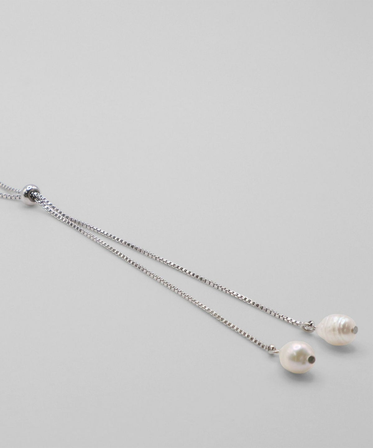 淡水パールスライドサージカルステンレスネックレス