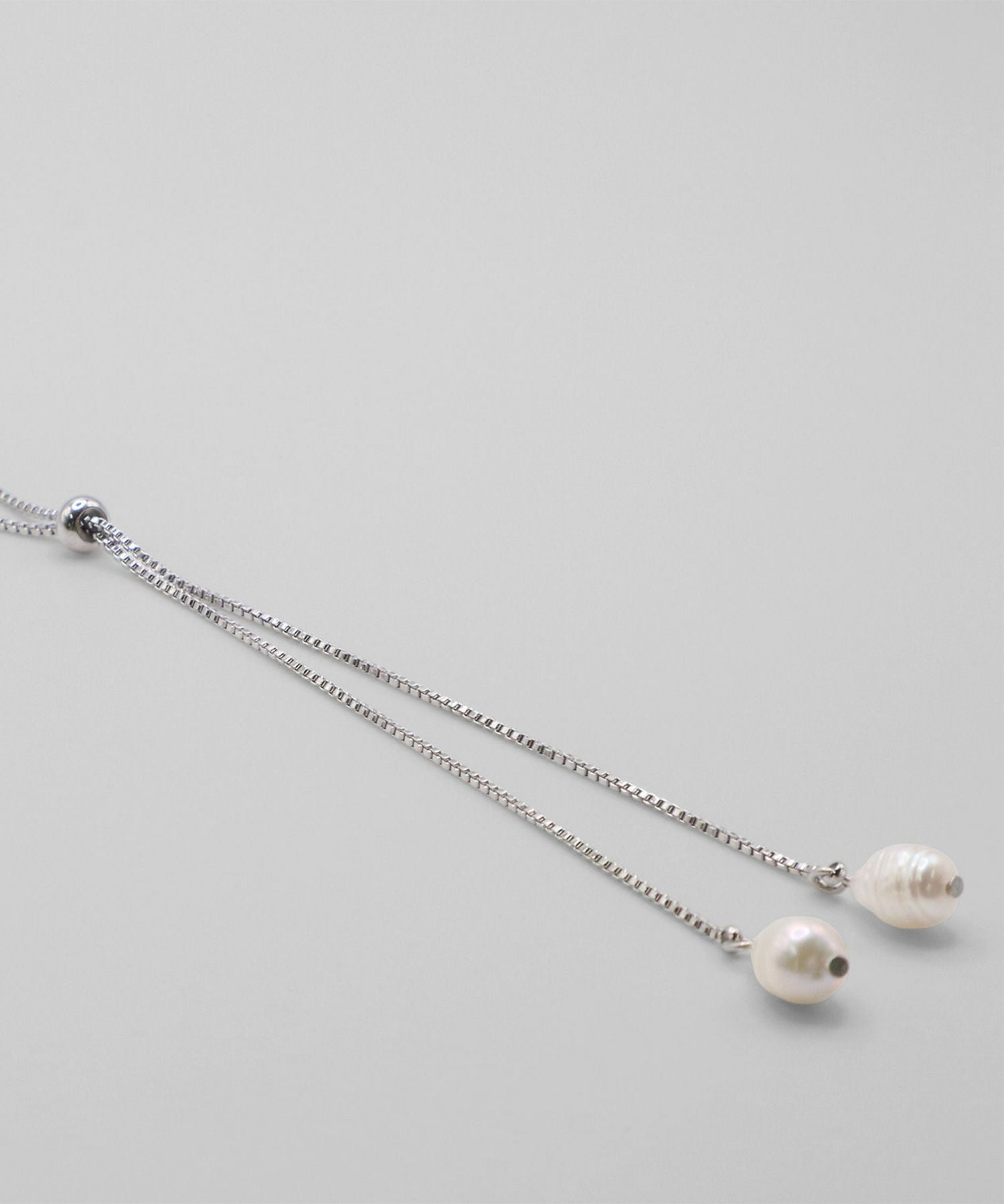 淡水パールスライドサージカルステンレスネックレス