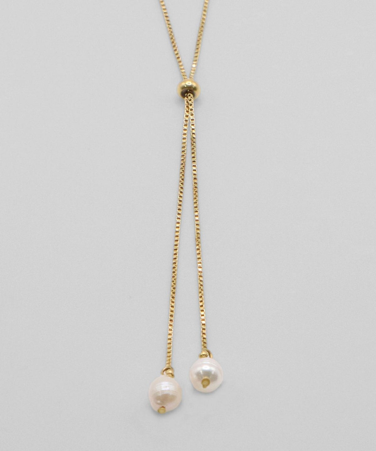 淡水パールスライドサージカルステンレスネックレス