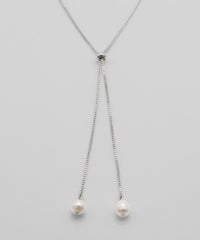 淡水パールスライドサージカルステンレスネックレス