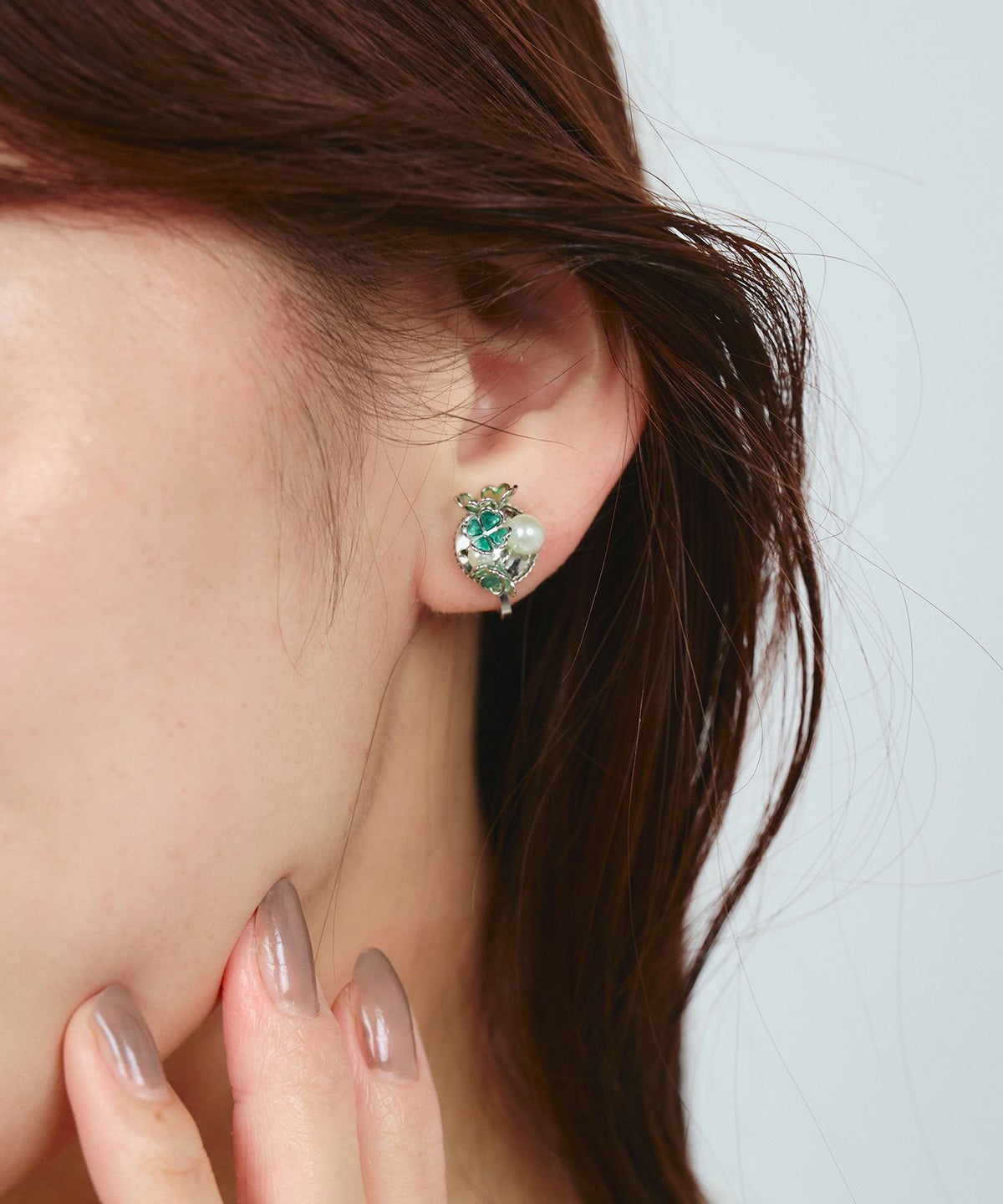 クローバーブーケイヤリング