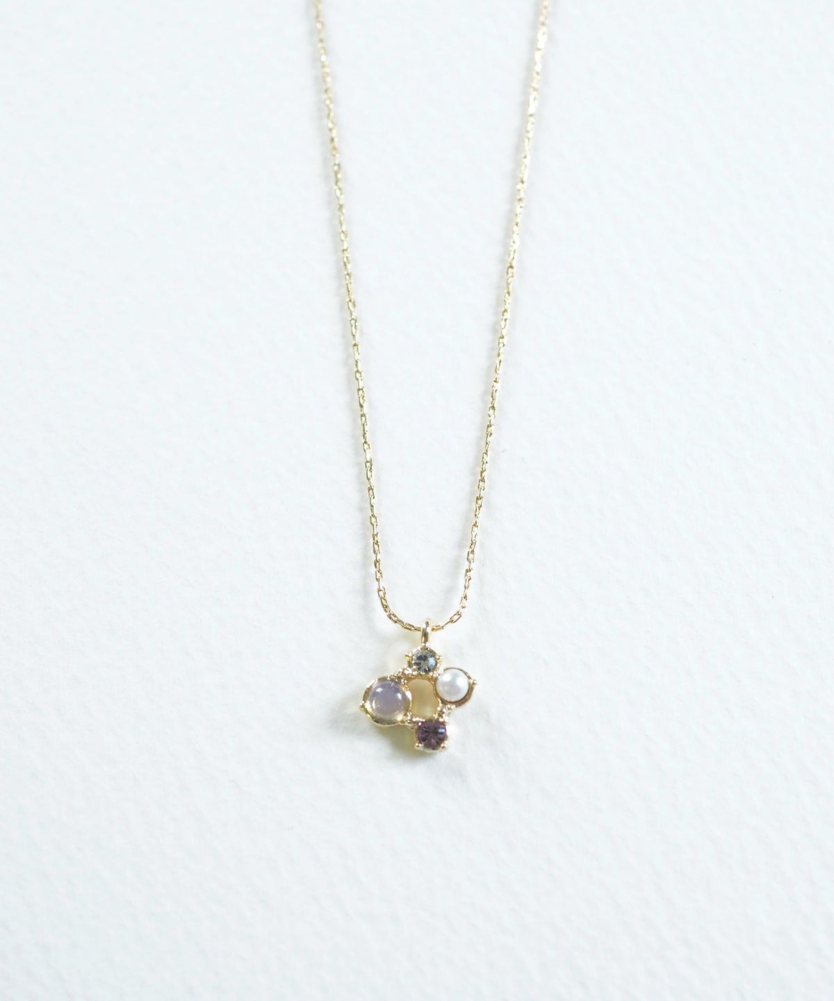 ナチュラルストーンスクエアネックレス【MUK Dreamy stone】