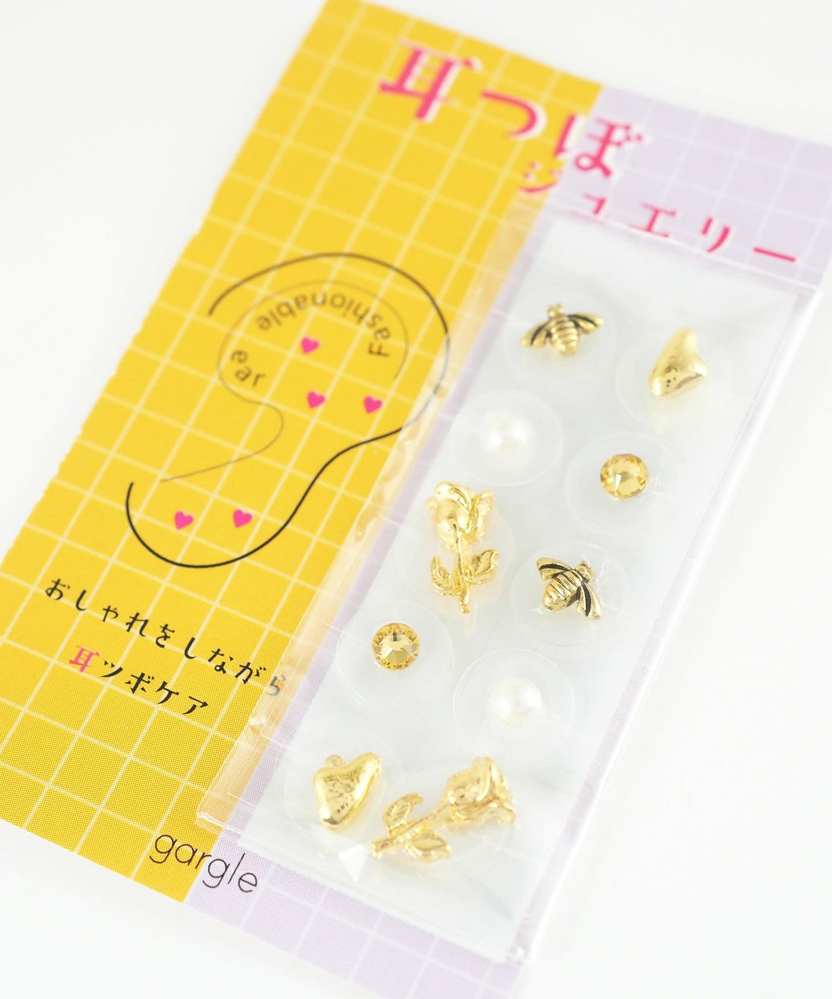 フラワー＆ビー耳つぼジュエリー