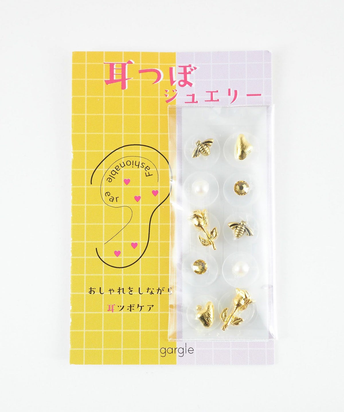 フラワー＆ビー耳つぼジュエリー