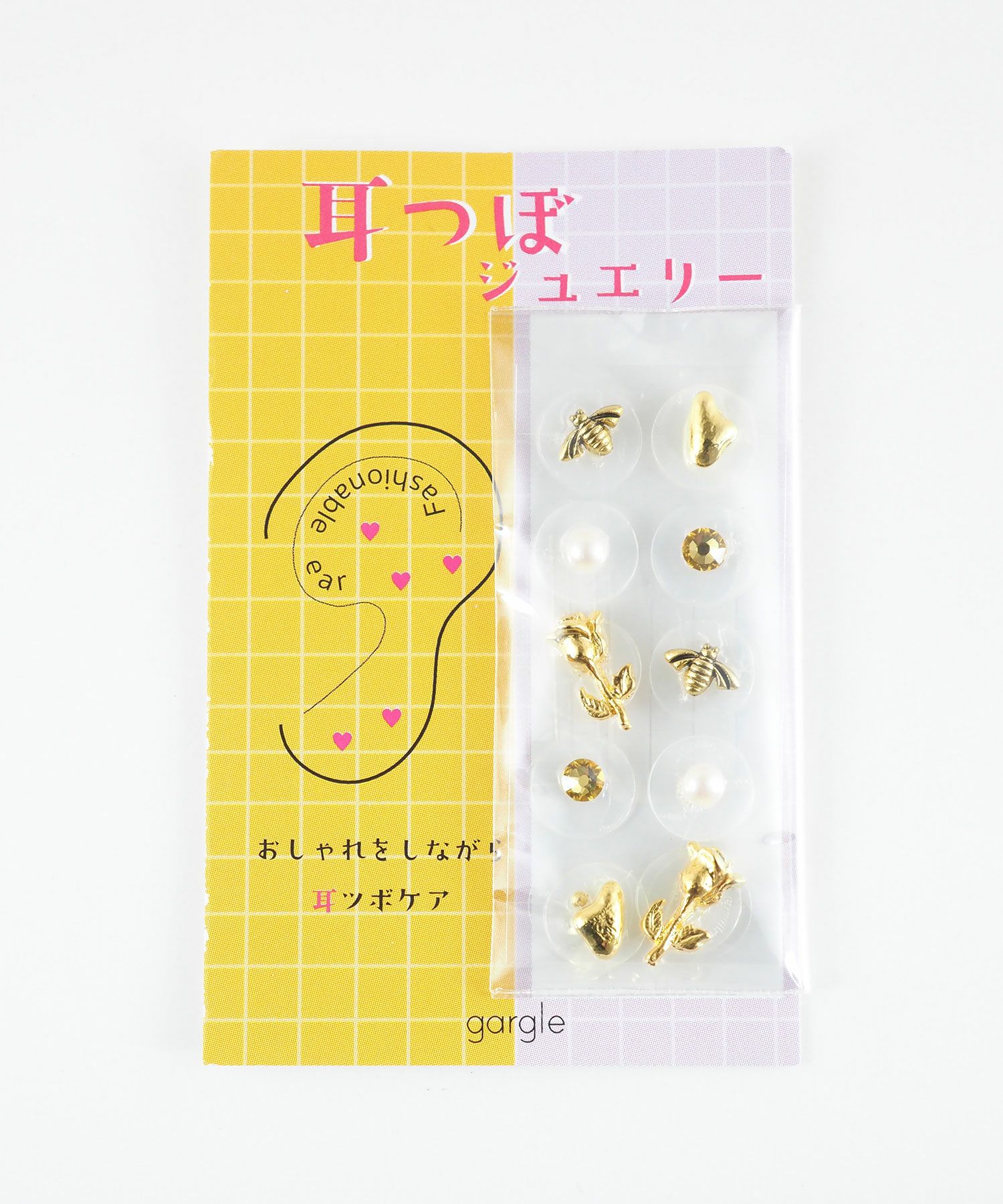 フラワー＆ビー耳つぼジュエリー