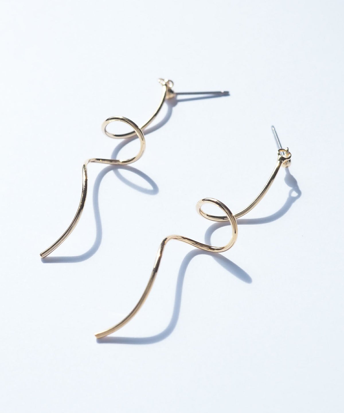 ニュアンスラインピュアチタンポストピアス【ISS】