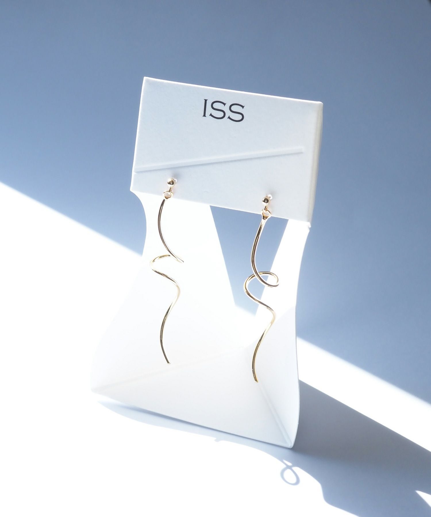 ニュアンスラインピュアチタンポストピアス【ISS】