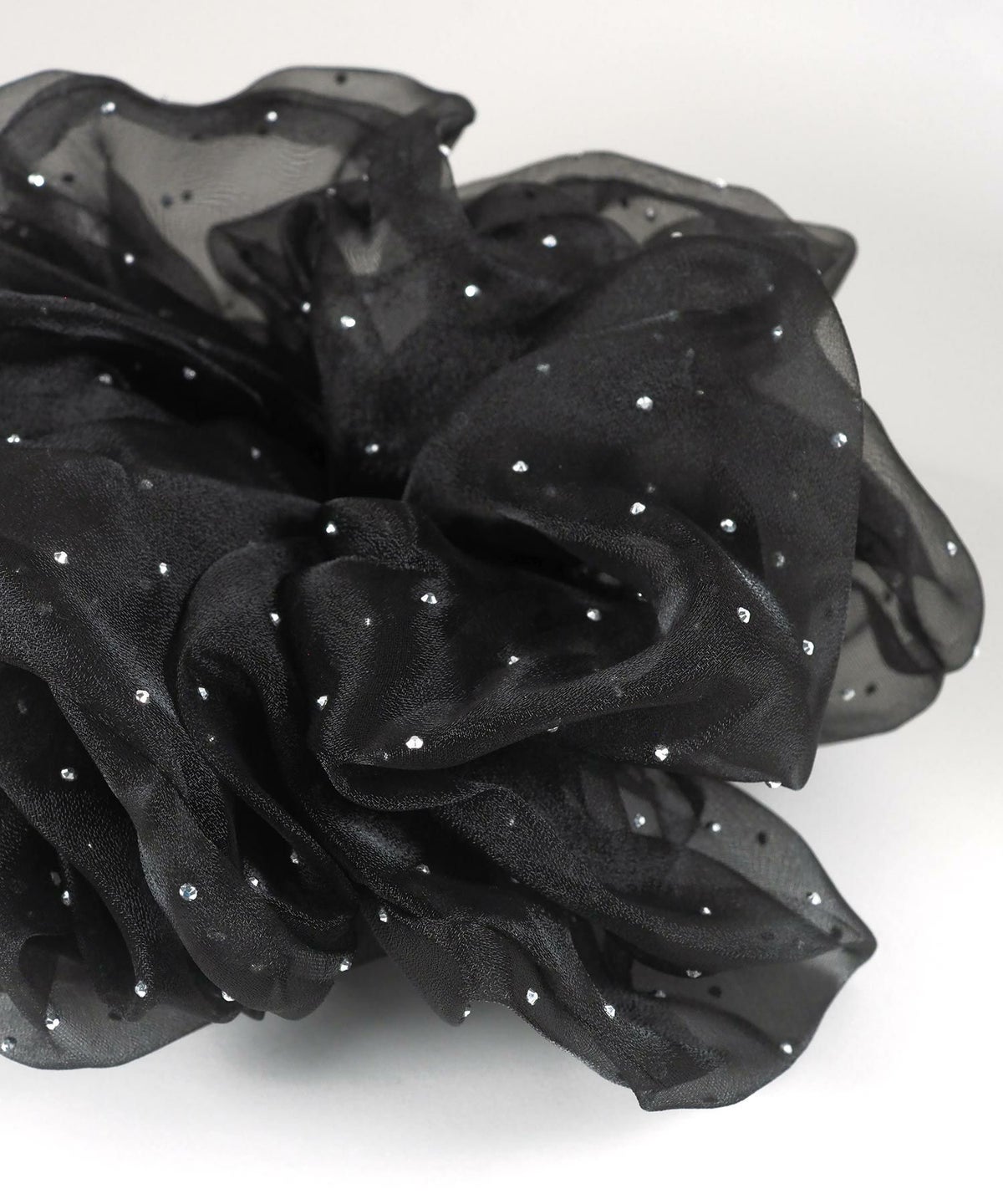 ストーン付きシアービッグシュシュ【Grace】