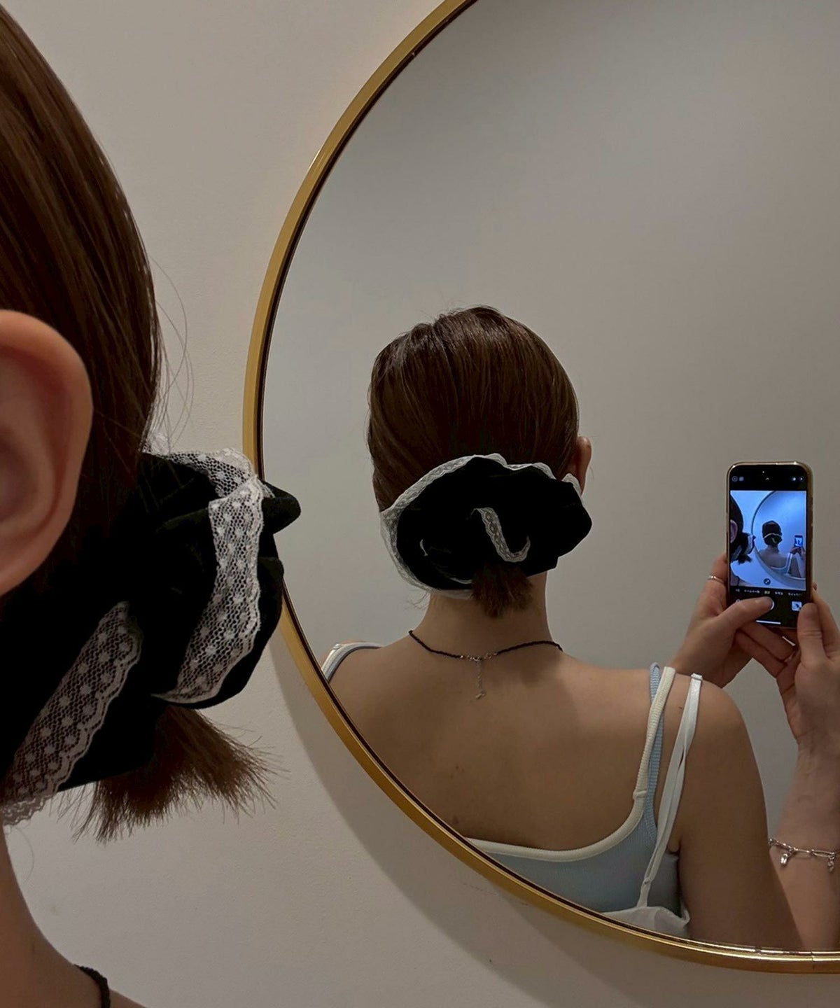 ベロアレースシュシュ【Grace】